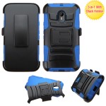 Clip Dual Protector Mixto c/pie Motorola G 3ra Gen Negro / Azul (17004509) by www.tiendakimerex.com